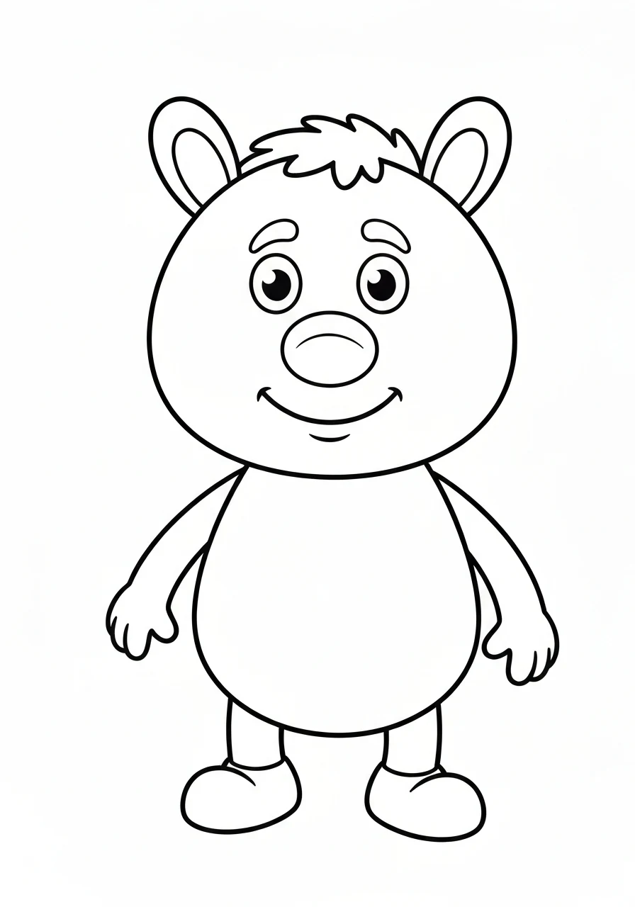 Amorek ze strzałą - kolorowanka walentynkowa do druku i pobrania PDF - kolorowanka line-art do druku