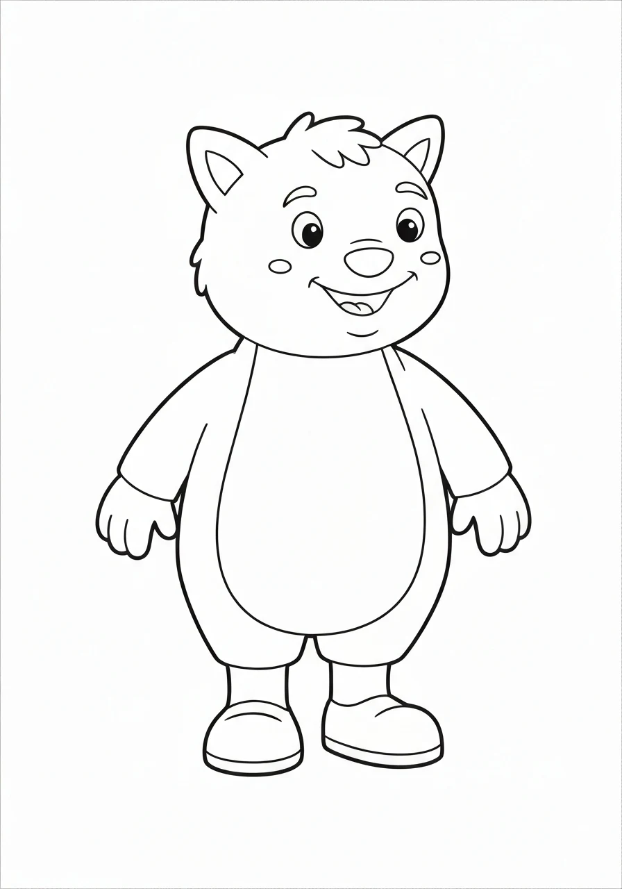 Baranek wielkanocny z chorągiewką - kolorowanka religijna do druku - kolorowanka line-art do druku