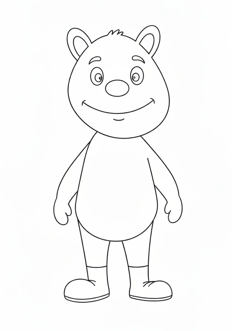Czarownica bajkowa na miotle - kolorowanka fantasy do druku dla dzieci - kolorowanka line-art do druku