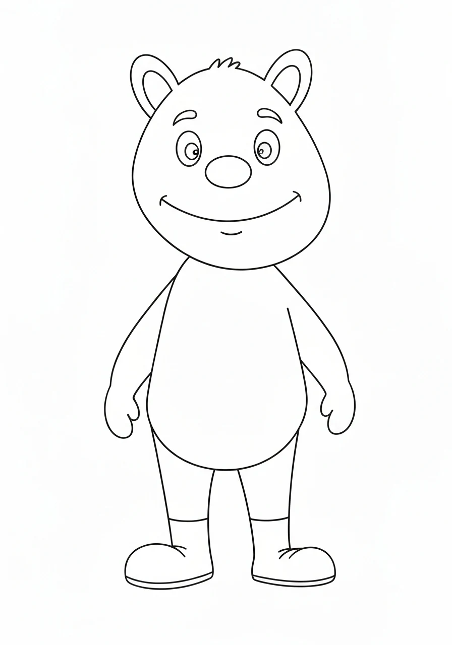 Czarownica bajkowa na miotle - kolorowanka fantasy do druku dla dzieci - kolorowanka line-art do druku
