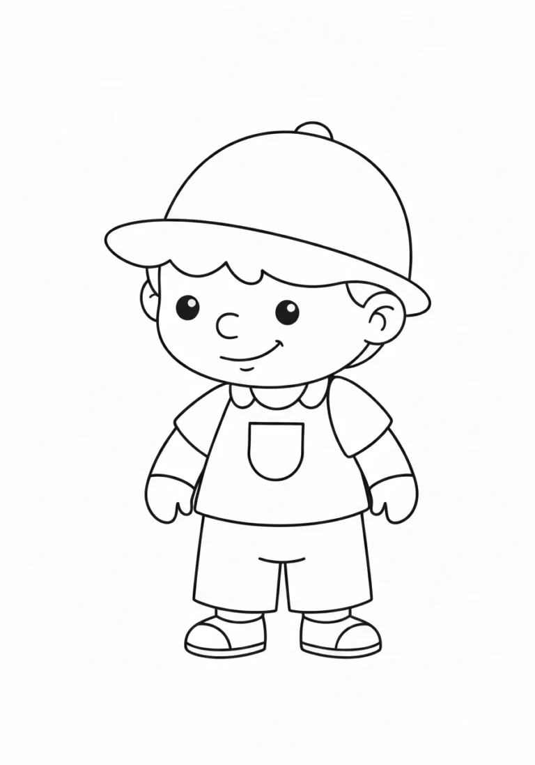 Dziadek z wnuczkiem na rybach - kolorowanka do druku PDF - kolorowanka line-art do druku