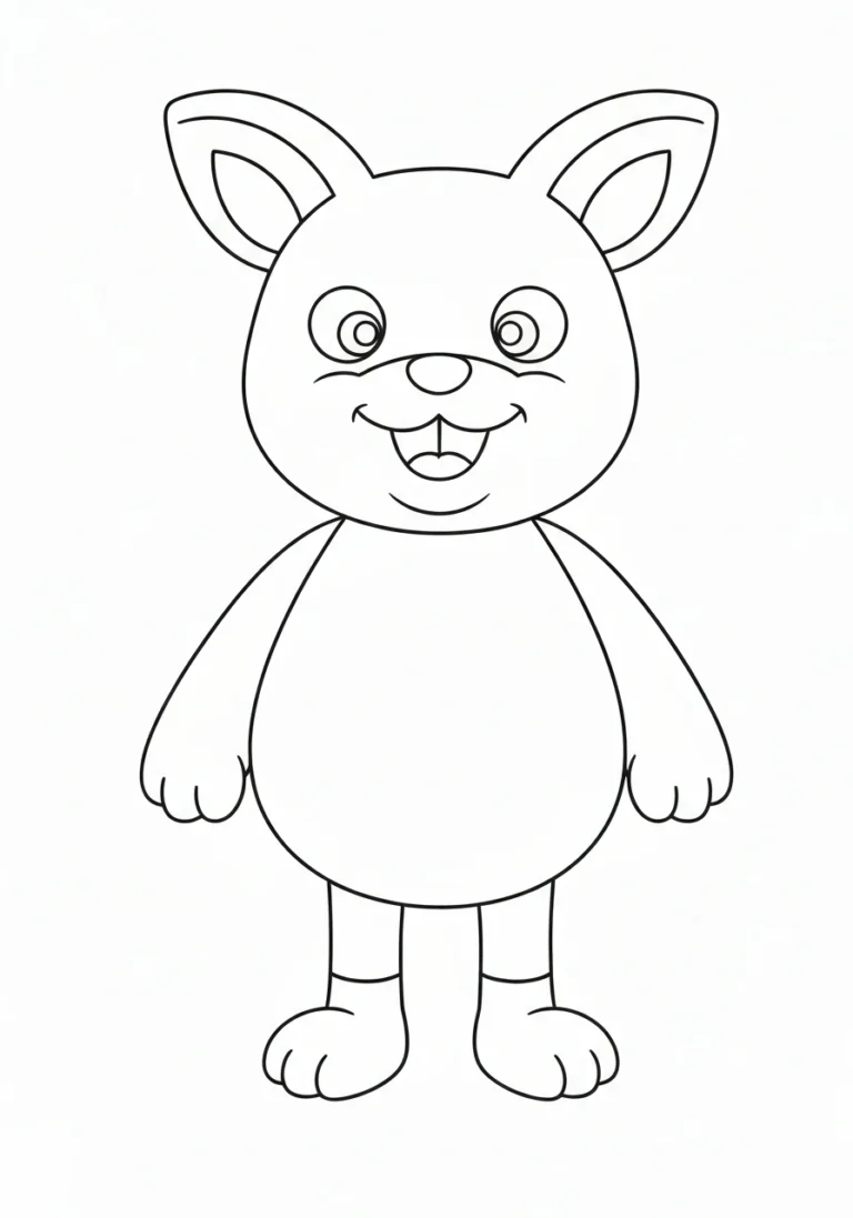 Jabłko z listkiem - kolorowanka do nauki owoców dla dzieci - kolorowanka line-art do druku