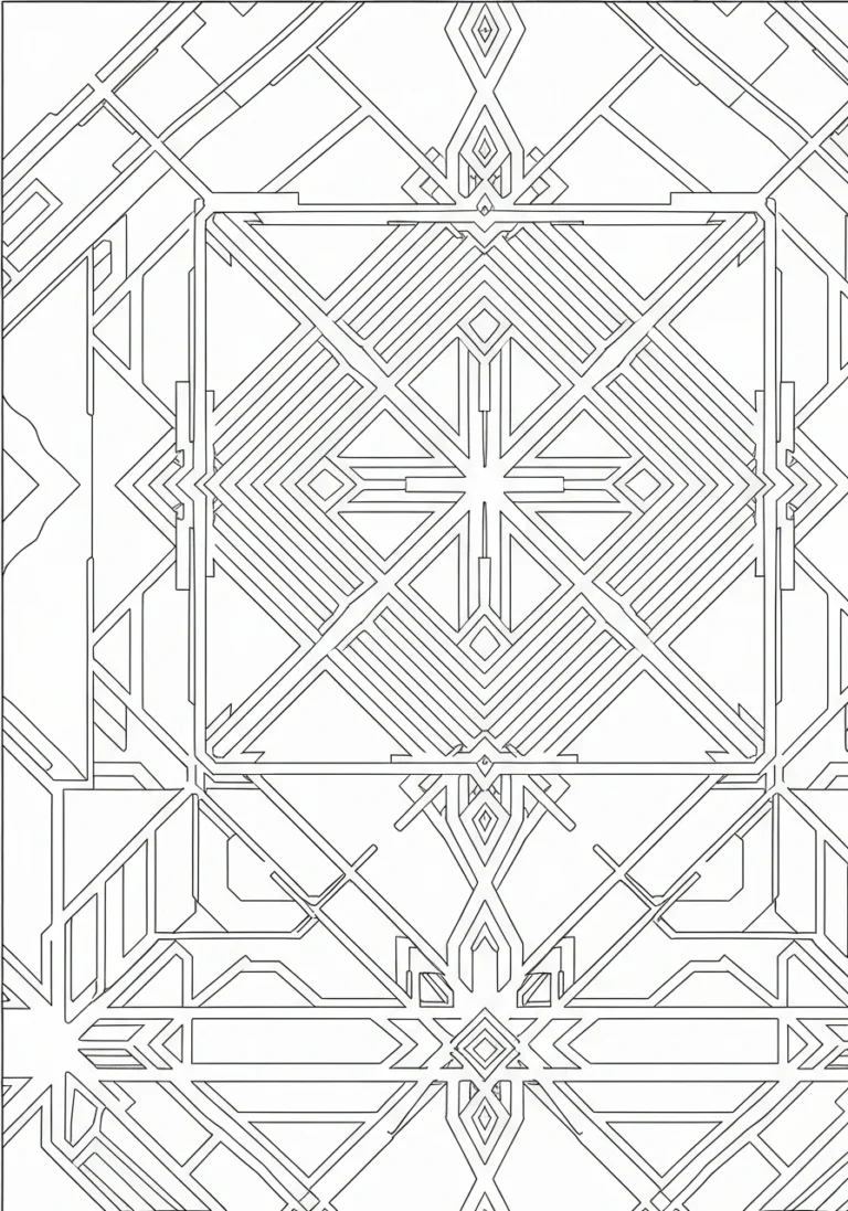 Jak zacząć kolorować mandale - kompletny poradnik dla początkujących - kolorowanka line-art do druku