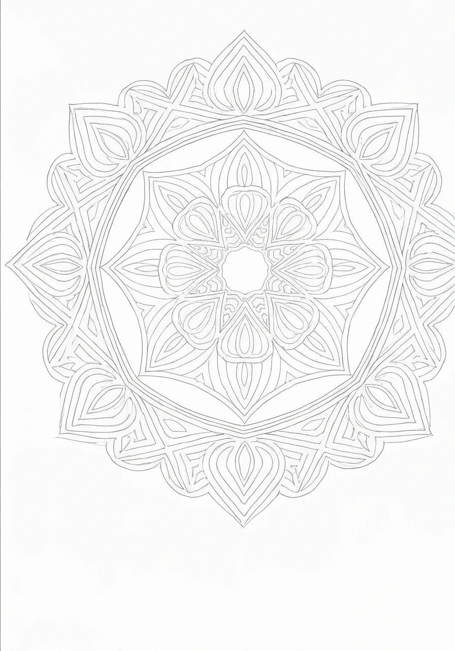 Kolorowanie dla nastolatków 16+ - antystresowy hobby i terapia - kolorowanka line-art do druku
