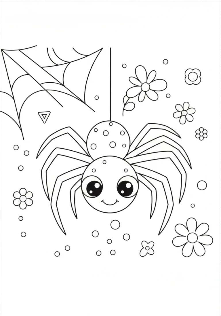 Kolorowanki owady - przewodnik dla rodziców i nauczycieli - kolorowanka line-art do druku