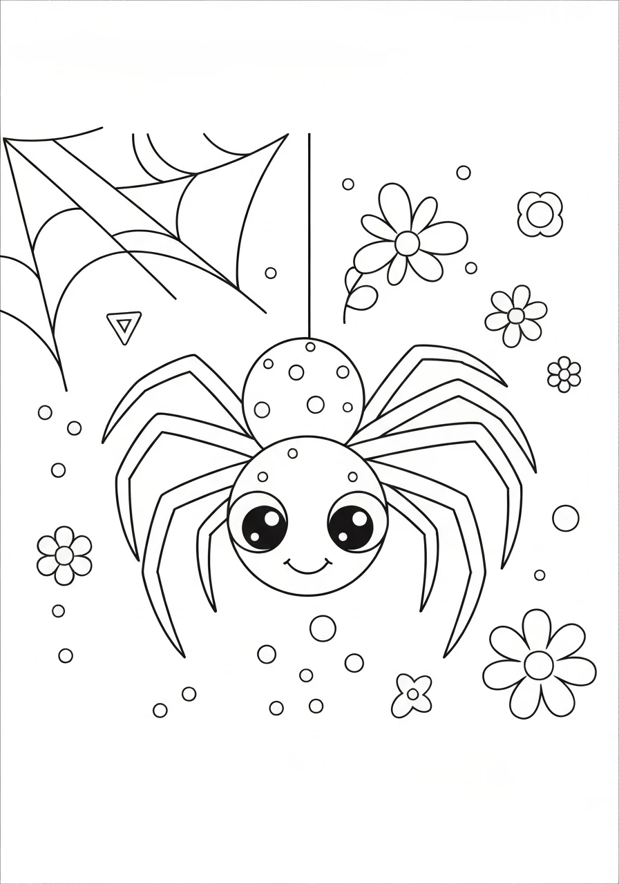 Kolorowanki owady - przewodnik dla rodziców i nauczycieli - kolorowanka line-art do druku