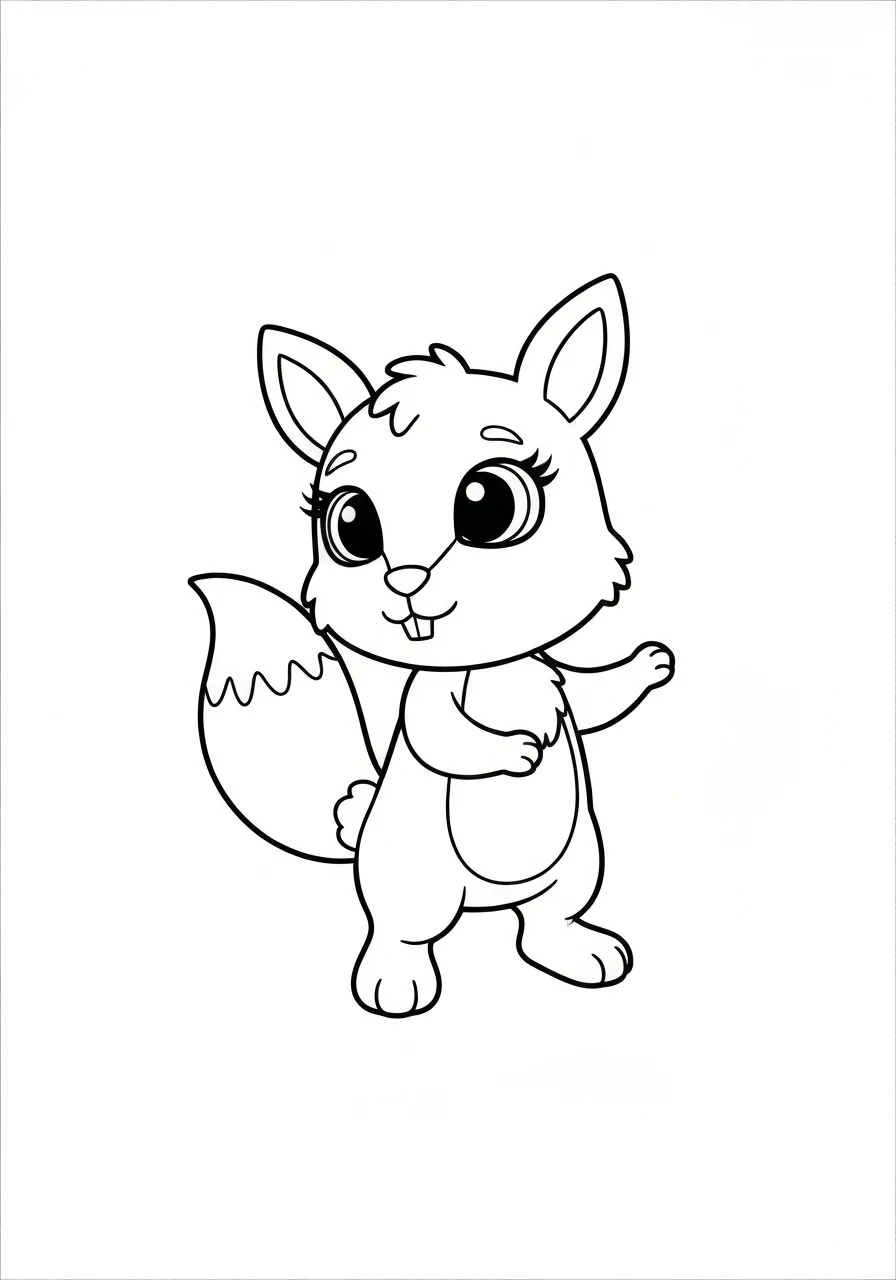 Kolorowanki zwierzęta leśne - przewodnik dla rodziców i nauczycieli - kolorowanka line-art do druku