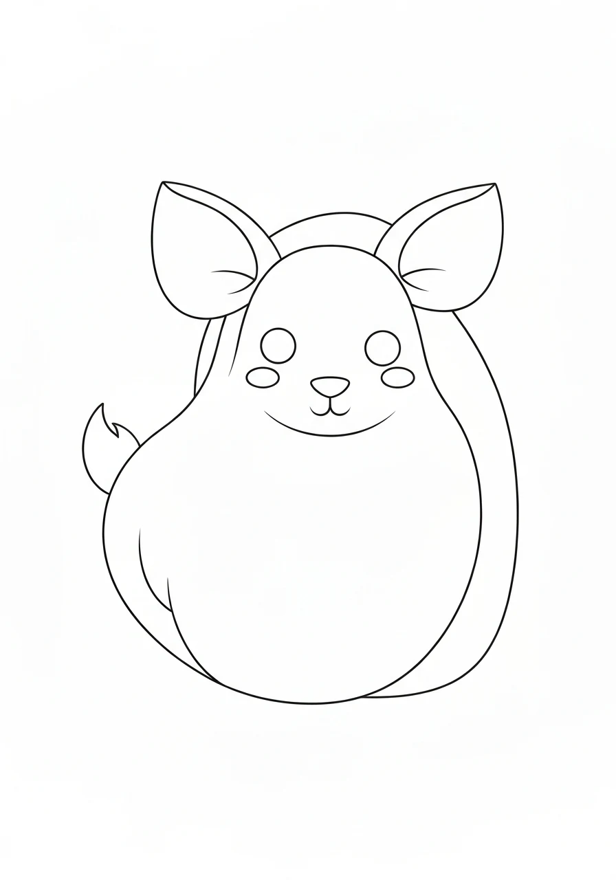 Letnie zwierzęta nad jeziorem - kolorowanka do druku dla dzieci - kolorowanka line-art do druku