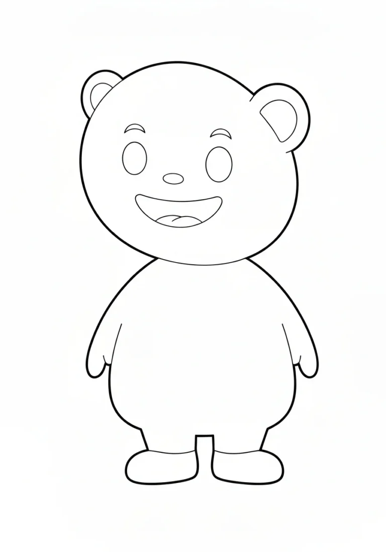 Litera Ć z ćmą - kolorowanka do nauki polskiego alfabetu - kolorowanka line-art do druku