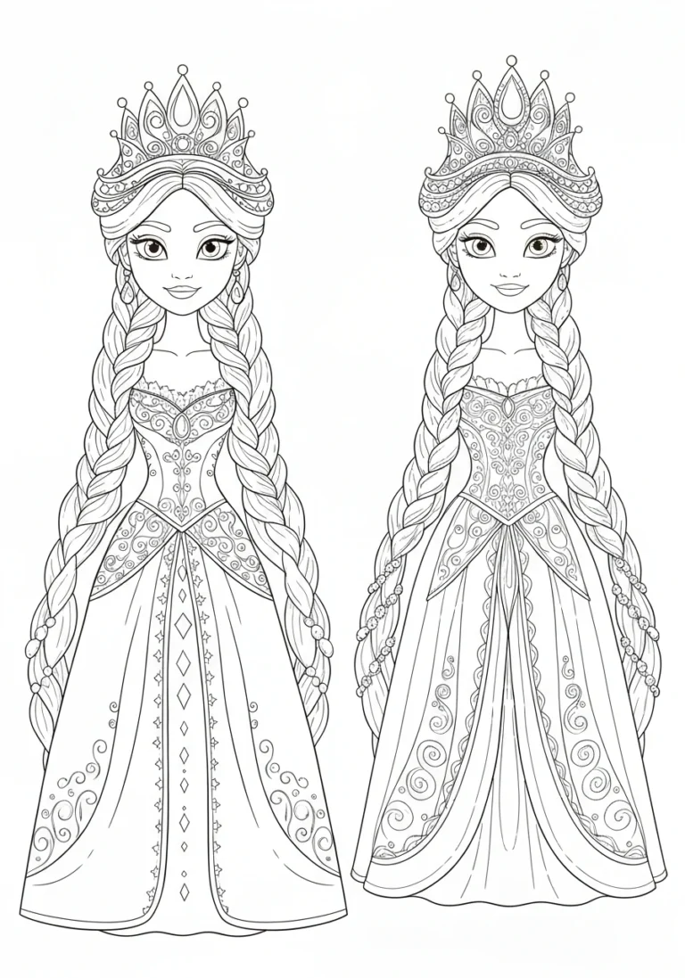 Olaf bałwanek z Frozen - uroczy line-art do druku i pobrania PDF - kolorowanka line-art do druku