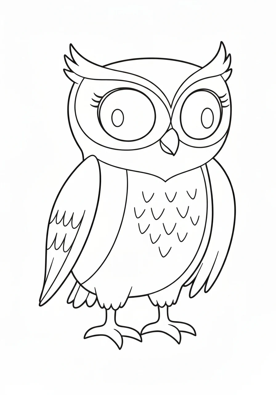 Owlette kolorowanka – sowa z Pidżamerów do druku i pobrania PDF