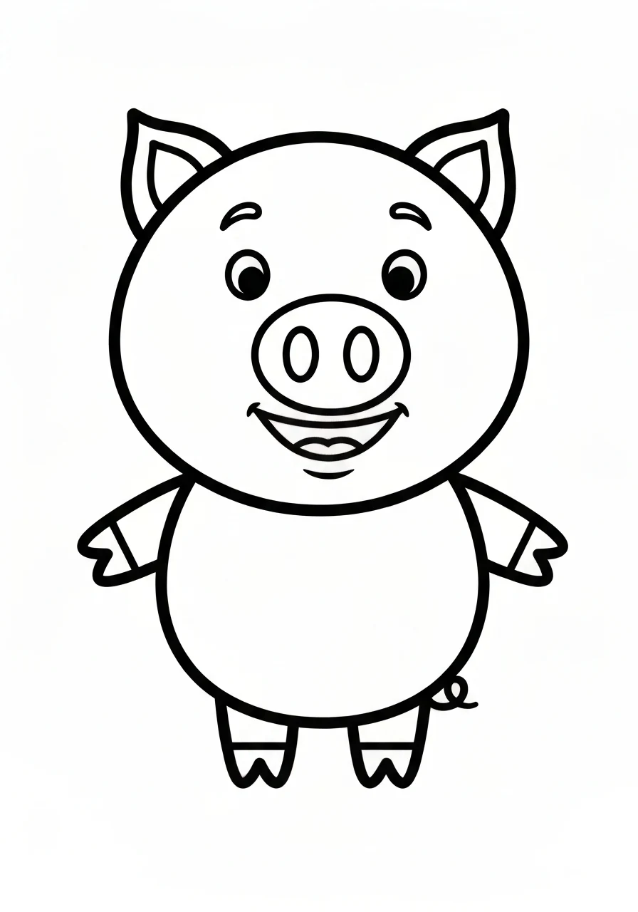 Peppa i George brat – kolorowanka rodziny świnek do druku PDF