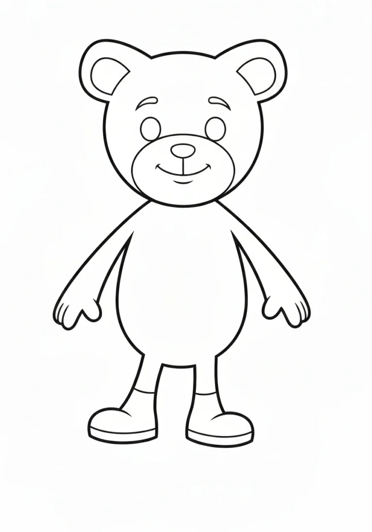 Sarna z młodym jelonkiem - kolorowanka do druku i pobrania PDF - kolorowanka line-art do druku
