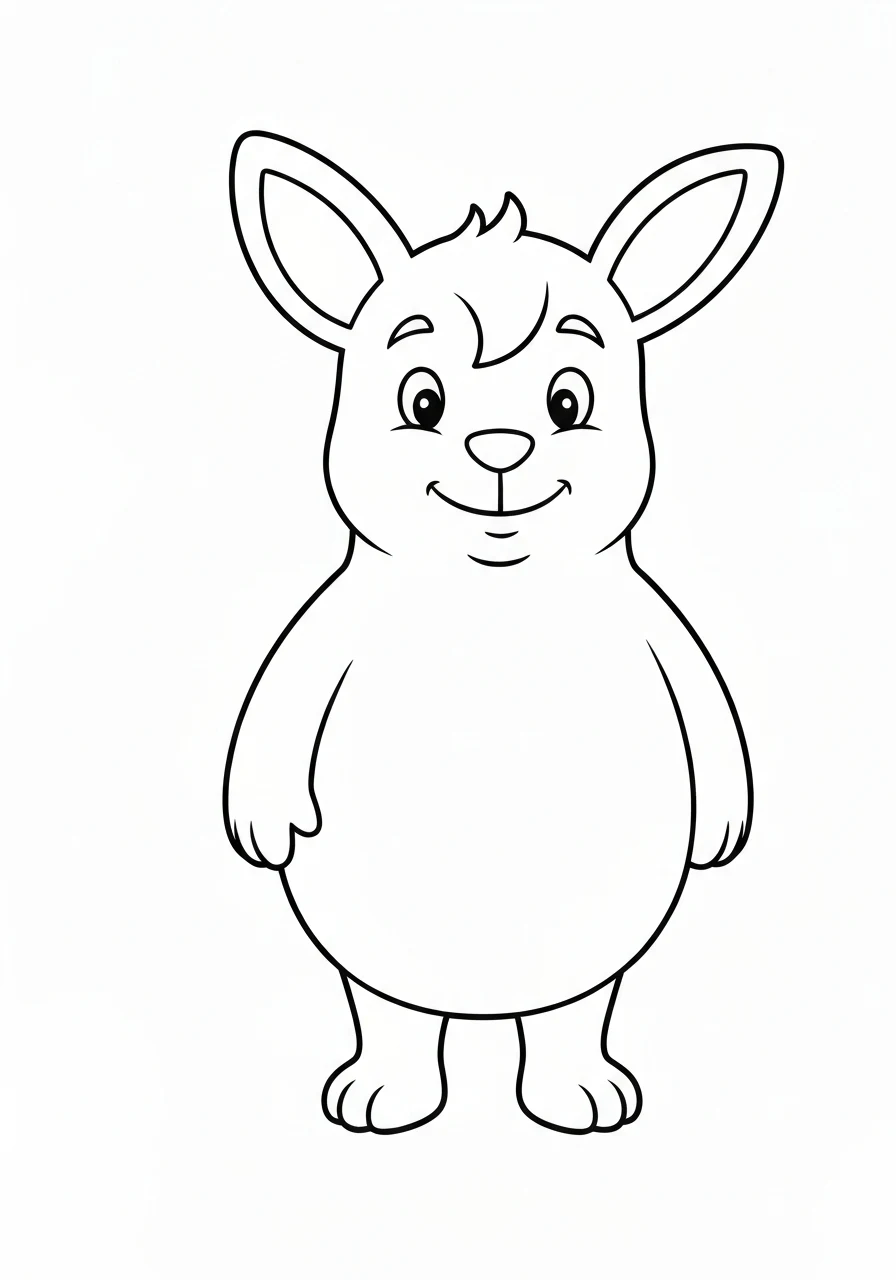 Strażak z wężem - kolorowanka zawodowa dla dzieci - kolorowanka line-art do druku