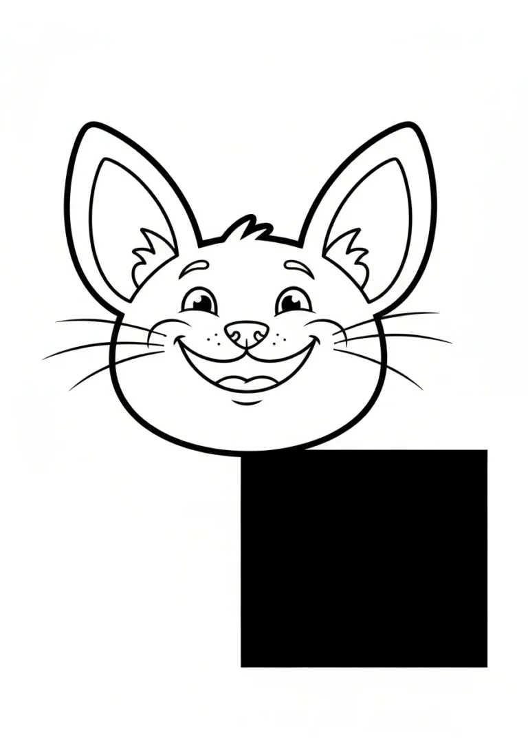 Tęcza z 7 kolorami - edukacyjna kolorowanka do nauki kolorów dla dzieci - kolorowanka line-art do druku