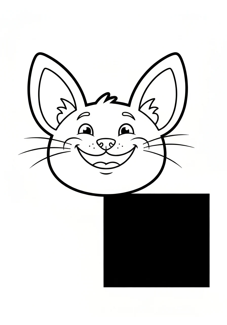 Tęcza z 7 kolorami - edukacyjna kolorowanka do nauki kolorów dla dzieci - kolorowanka line-art do druku