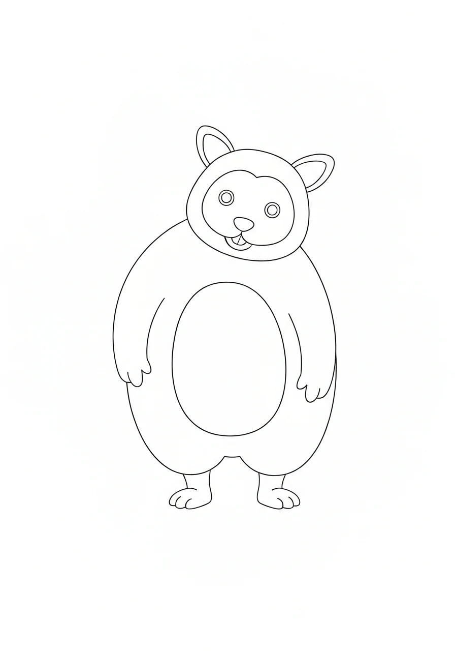 Truskawka - kolorowanka owoc do nauki i zabawy dla dzieci - kolorowanka line-art do druku
