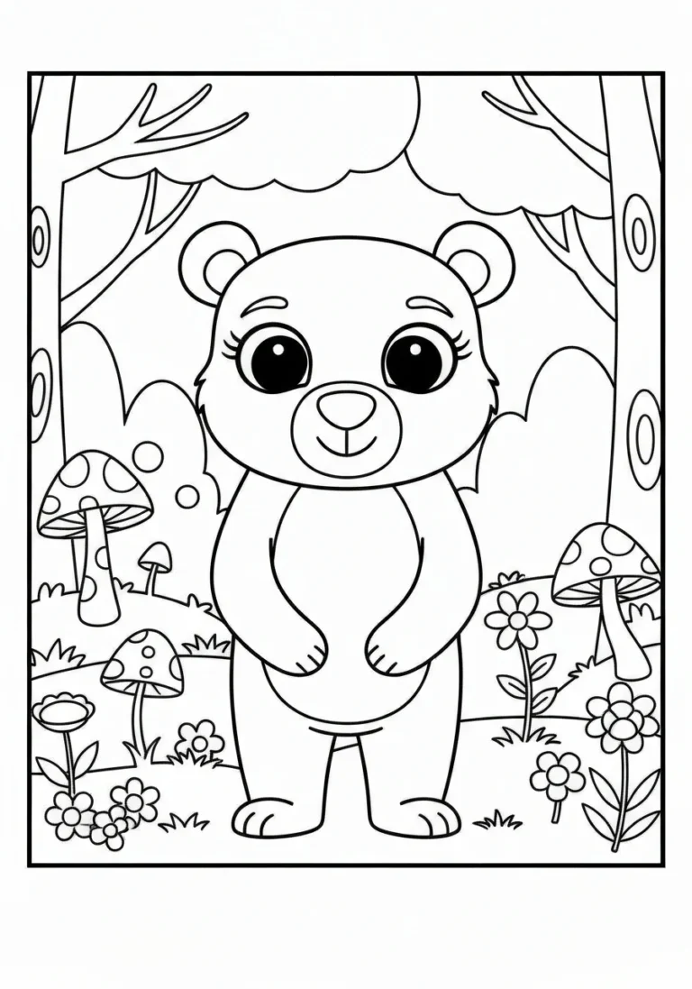 Wszystko o kolorowankach księżniczek - kompletny przewodnik dla rodziców - kolorowanka line-art do druku