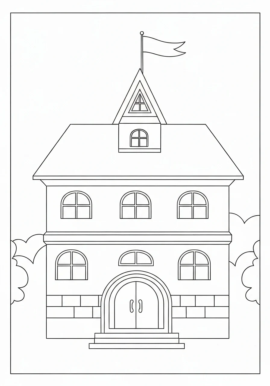 Zamek z piasku - kolorowanka wakacyjna do druku i pobrania PDF - kolorowanka line-art do druku