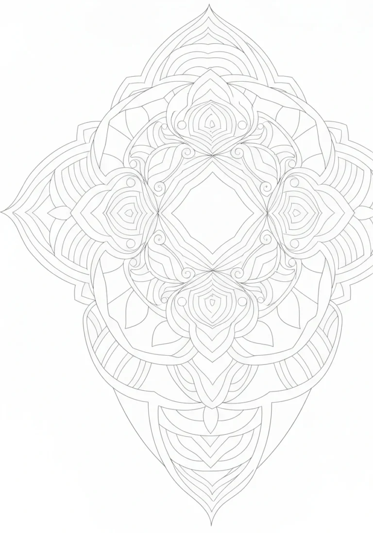 Zentangle konia - ozdobna kolorowanka antystresowa do druku - kolorowanka line-art do druku