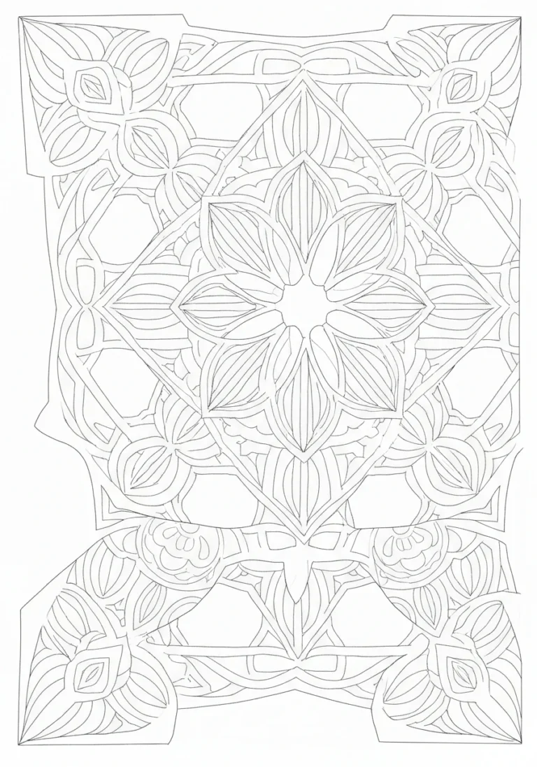 Zentangle psa - antystresowy line-art do druku dla dorosłych - kolorowanka line-art do druku