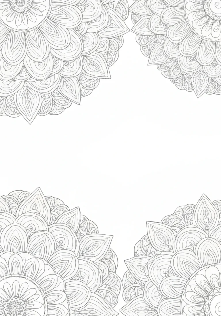 Zentangle słonia - linia-art z ozdobnymi wzorami do kolorowania - kolorowanka line-art do druku