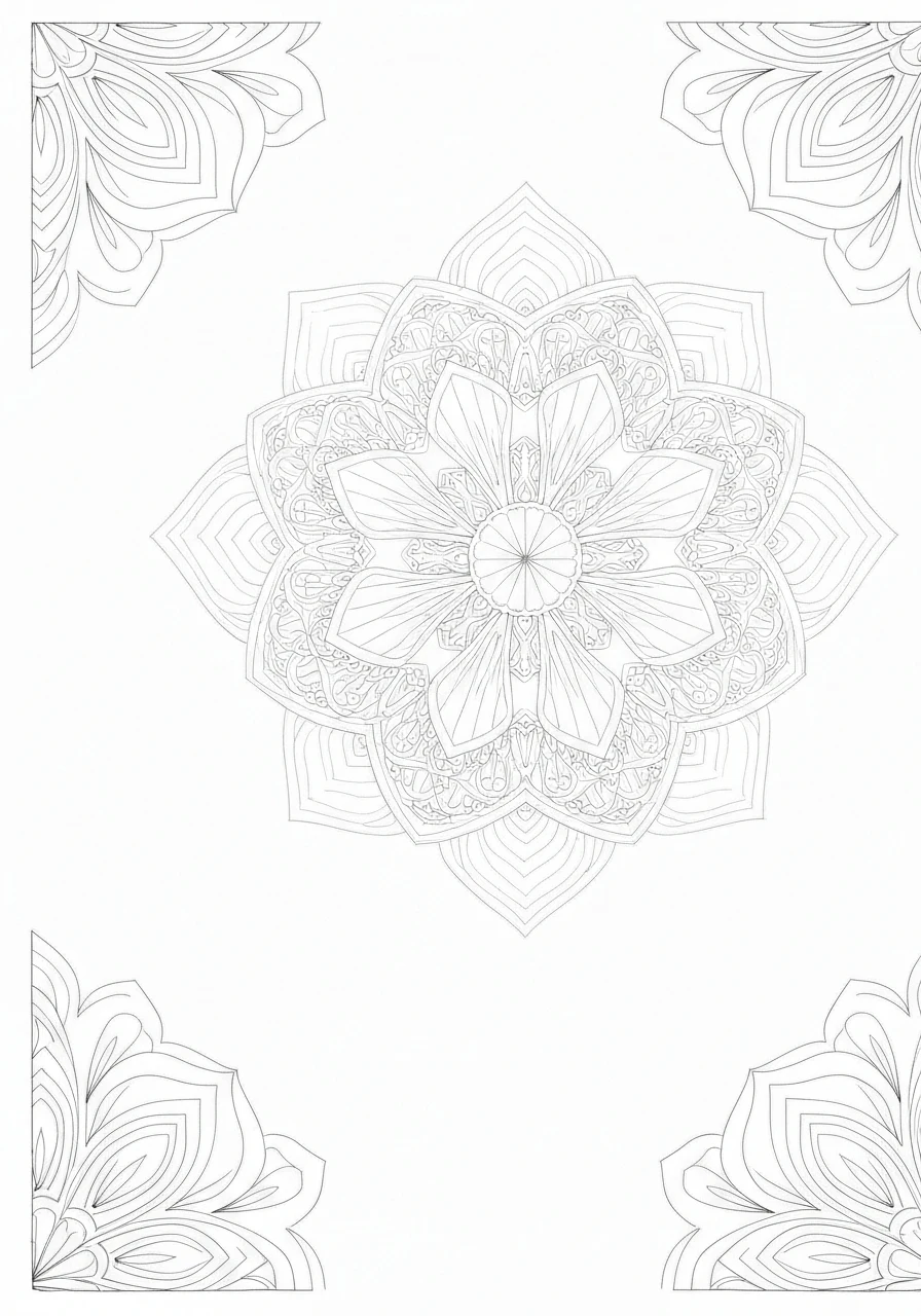 Zentangle wilka - antystresowa kolorowanka dla dorosłych - kolorowanka line-art do druku