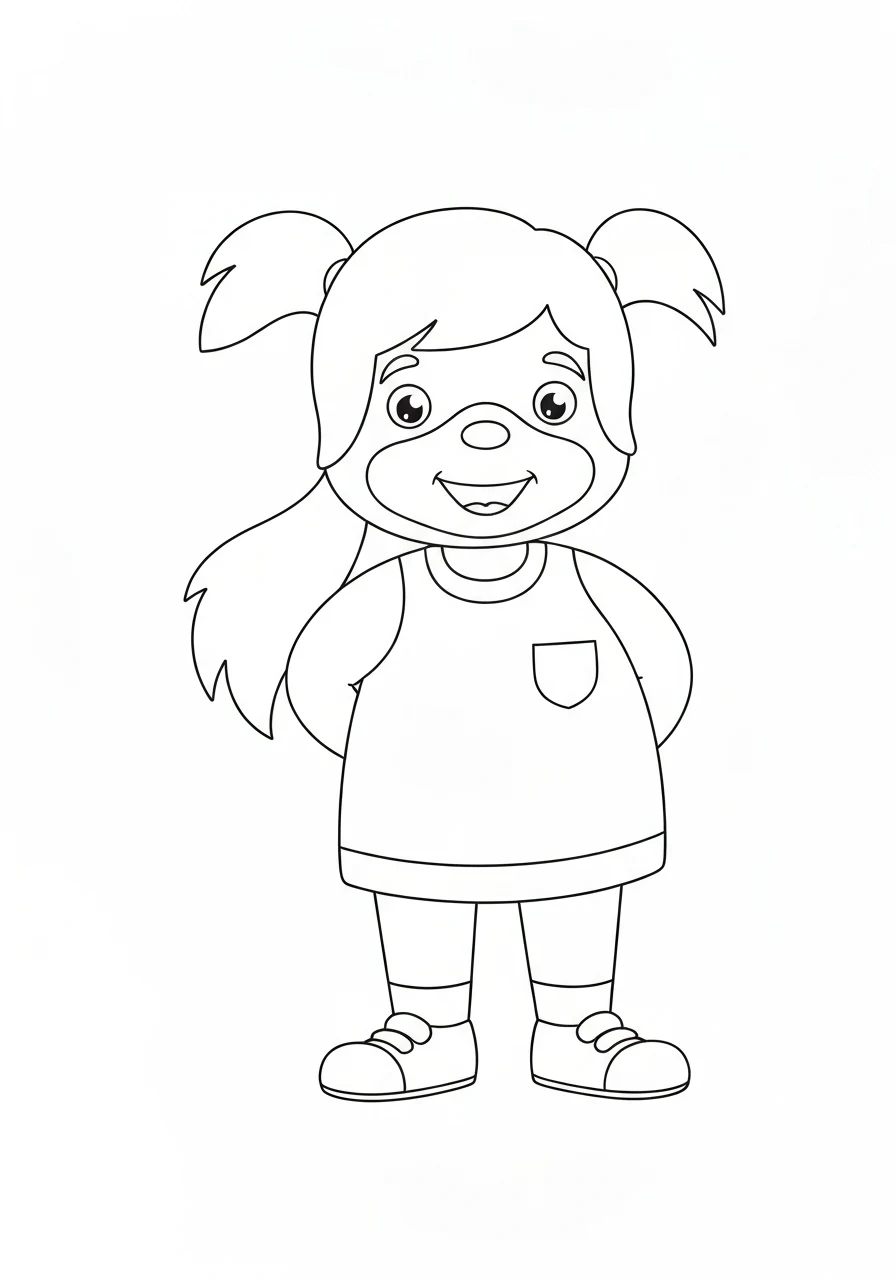 Arbuz - edukacyjna kolorowanka owoc letni PL+ENG - kolorowanka line-art do druku