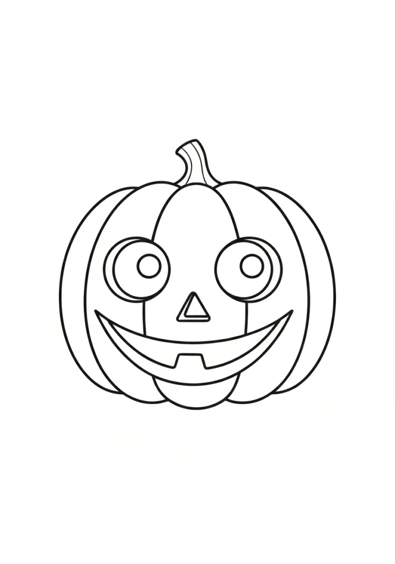 Dynia z minionka - kolorowanka Halloween - kolorowanka line-art do druku