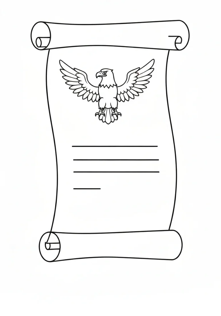 Konstytucja 3 Maja - kolorowanka patriotyczna - kolorowanka line-art do druku