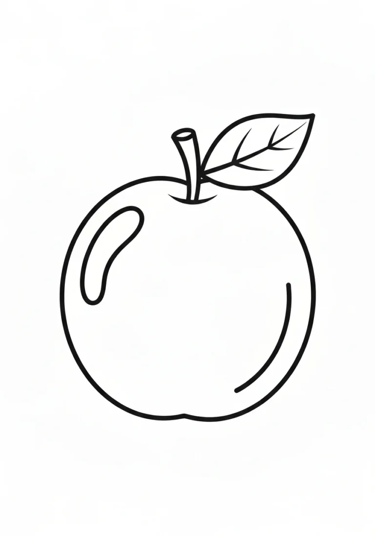 Pomarańcza (orange) - kolorowanka kolor PL+ENG - kolorowanka line-art do druku